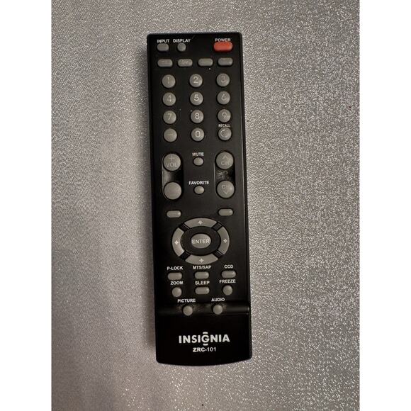 Insignia ZRC-101 TV Remote Control - Picture 1 of 2
